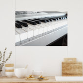Poster Clavier numérique pour piano (Cuisine)
