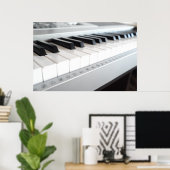 Poster Clavier numérique pour piano (Bureau à domicile)