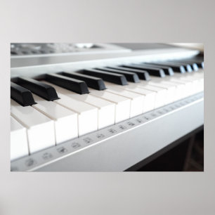 Poster Clavier numérique pour piano