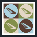 Poster Clavier Pop Art<br><div class="desc">Clavier Pop Art. Obtenez ce design amusant avec votre passe-temps,  votre occupation ou votre obsession sur de grands t-shirts,  autocollants et bien plus encore. Ils font aussi de grands cadeaux !</div>