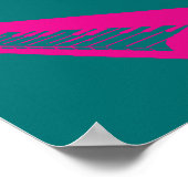 Poster Clavier Pop Art (Coin)