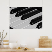 Poster Clavier pour piano (Cuisine)