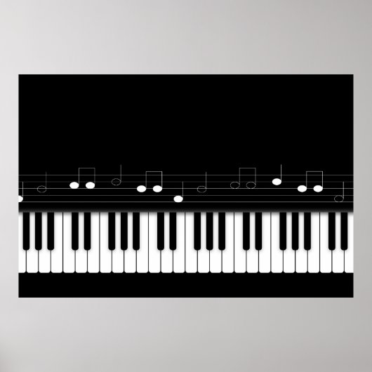 Poster Clavier pour piano (Devant)