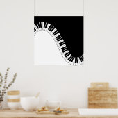 Poster Clavier pour piano (Cuisine)