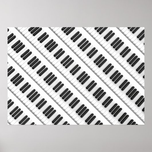 Poster Clavier pour piano (Devant)