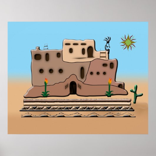 Poster Clay House (Devant)