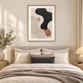 Poster Clay Tide | Minimal Abstract Plaster Art Print