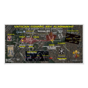 Poster Clé cosmique - Chi Rho