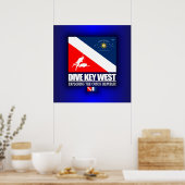 Poster Clé de plongée Ouest (Cuisine)