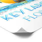 Poster Clé de voile Largo Florida Keys (Coin)