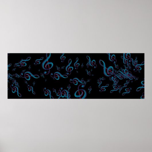 Poster clé g dans le noir (Devant)