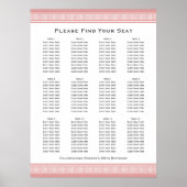 Poster Clé grecque classique 12 tables Plan d'assise Sign (Devant)