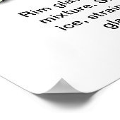 Poster Clé Lime Pie Martini Cocktail Recette Art 16"x20" (Coin)