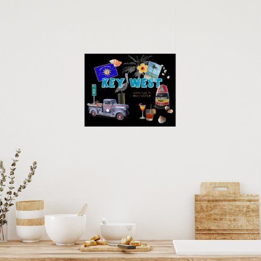 Poster clé ouest (Cuisine)