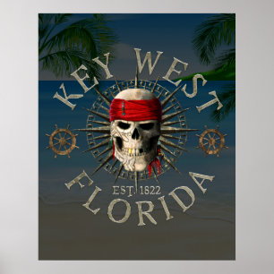 Poster Clé Pirate Ouest