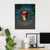 Poster Clé Pirate Ouest (Bureau à domicile)