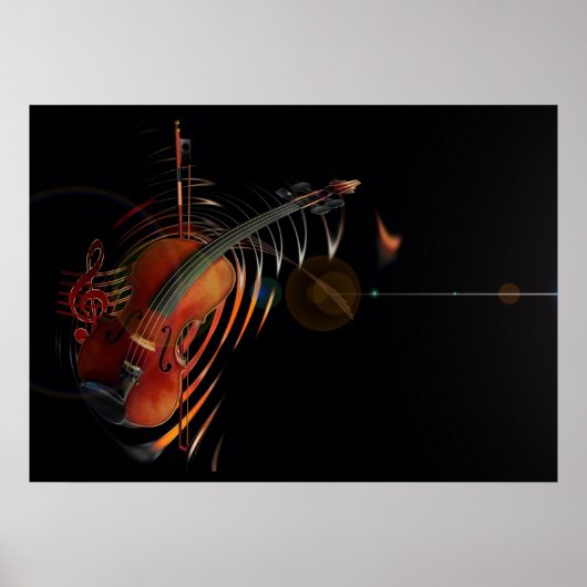 Poster Clé violon (Devant)