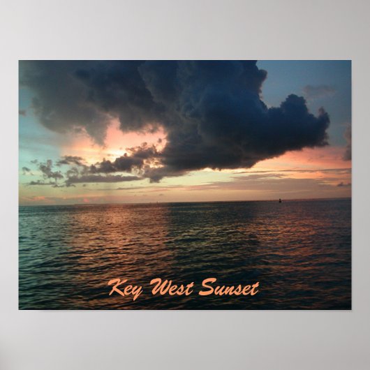 Poster Clé West Sunset (Devant)