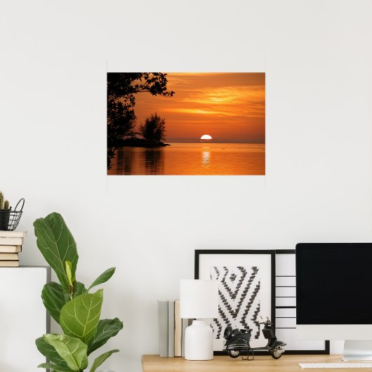 Poster Clé West Sunset (Bureau à domicile)