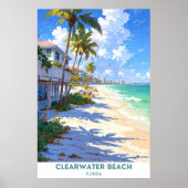 Poster Clearwater Beach, Floride (Devant)