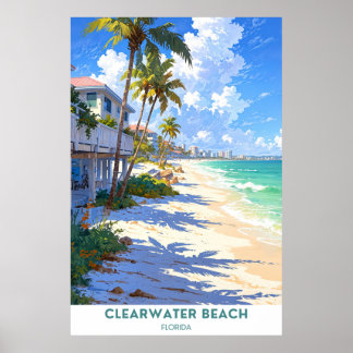 Poster Clearwater Beach, Floride