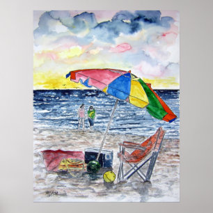 Poster clearwater_beach_painting