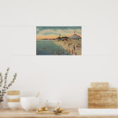 Poster Clearwater, FL - Baigneurs et bains de soleil sur  (Cuisine)