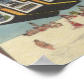 Poster Clearwater, Floride - Grandes Lettres Scènes 2 (Coin)