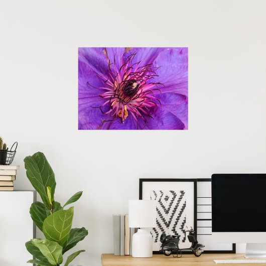POSTER CLEMATIS (Bureau à domicile)