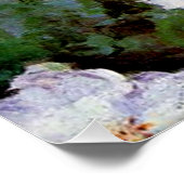 Poster Clematis, 1887, tableau de Claude Monet, (Coin)