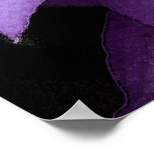 Poster Clematis pourpre (Coin)