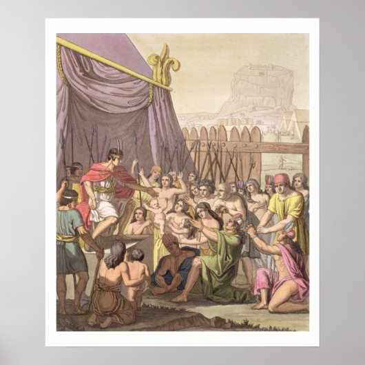 Poster Clemency of Mayta-Capac: offers pardon to conquere (Devant)