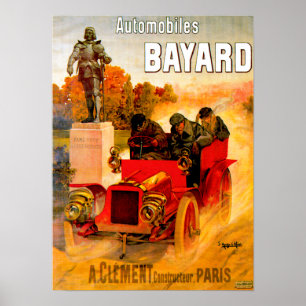 Poster Clément-Bayard ~ Annonce automobile Vintage