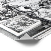 Poster Clément VIII, entouré (Coin)