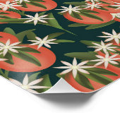 Poster Clémentine Little Cutie| Baby shower à thème Citru (Coin)