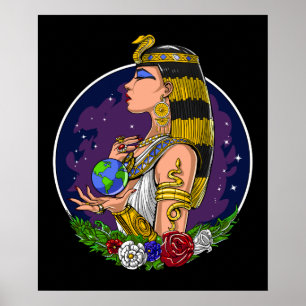 Poster Cleopatra, reine égyptienne