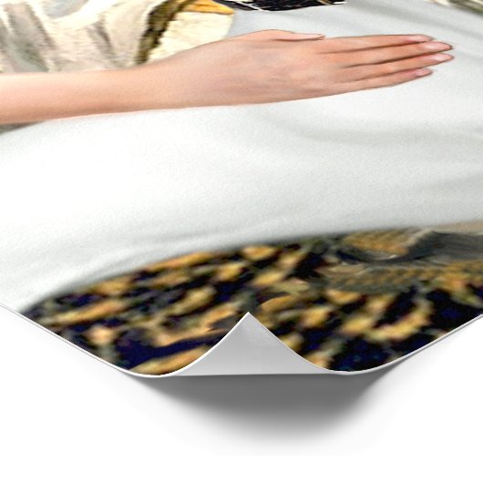 Poster Cleopatra's Whippet (adaptation d'art célèbre) (Coin)