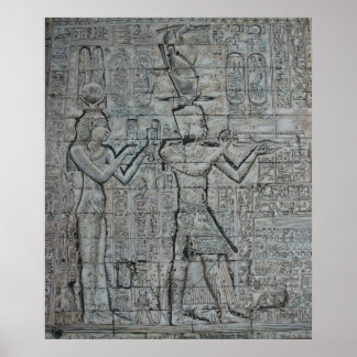 Poster Cléopâtre et Césarion