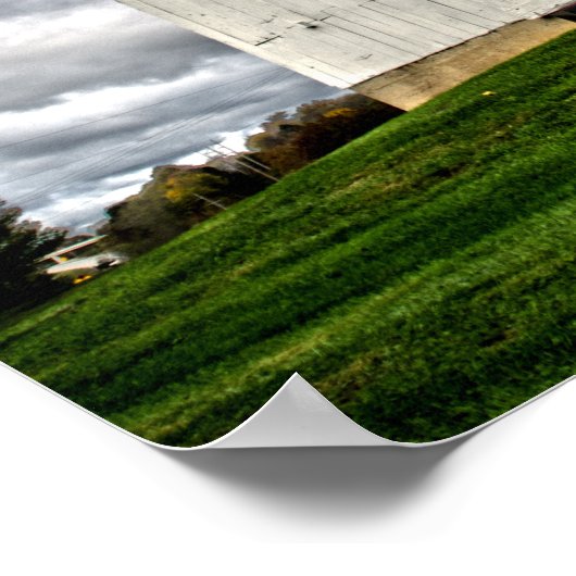 Poster Clermont Comté Ohio Bicentennial Barns (Coin)