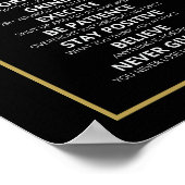 Poster Clés de succès (Coin)