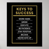 Poster Clés de succès (Devant)