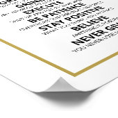 Poster Clés pour réussir Inspirer (Coin)