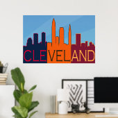 Poster Cleveland (Bureau à domicile)