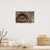 Poster Cleveland, OH - Aérien de baseball municipal (Cuisine)