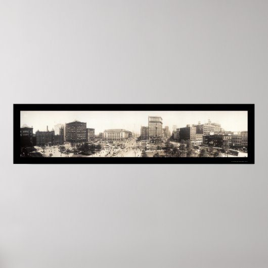 Poster Cleveland, OH Photo Carré 1912 (Devant)
