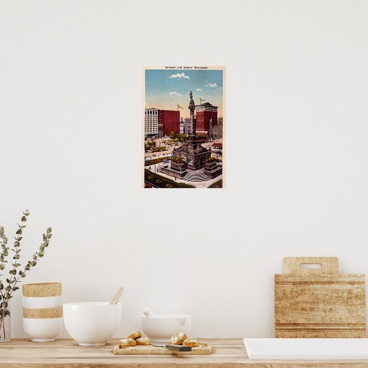 Poster Cleveland, Ohio (Cuisine)