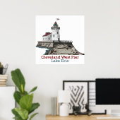 Poster Cleveland Ohio (Bureau à domicile)