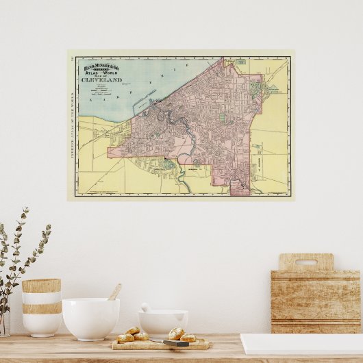 Poster Cleveland, Ohio (Cuisine)