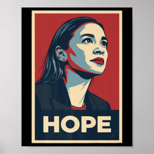 Poster Clic Aoc Alexandria Ocasio Cortez 2028 Pour Présid