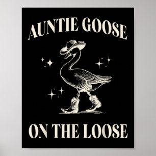 Poster Clic Funny Tante Goose Sur Les Mères Silly Perdues